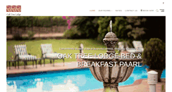 Desktop Screenshot of oaktreelodge.co.za